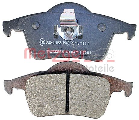 METZGER 1170011 Bremsbelagsatz, Scheibenbremse
